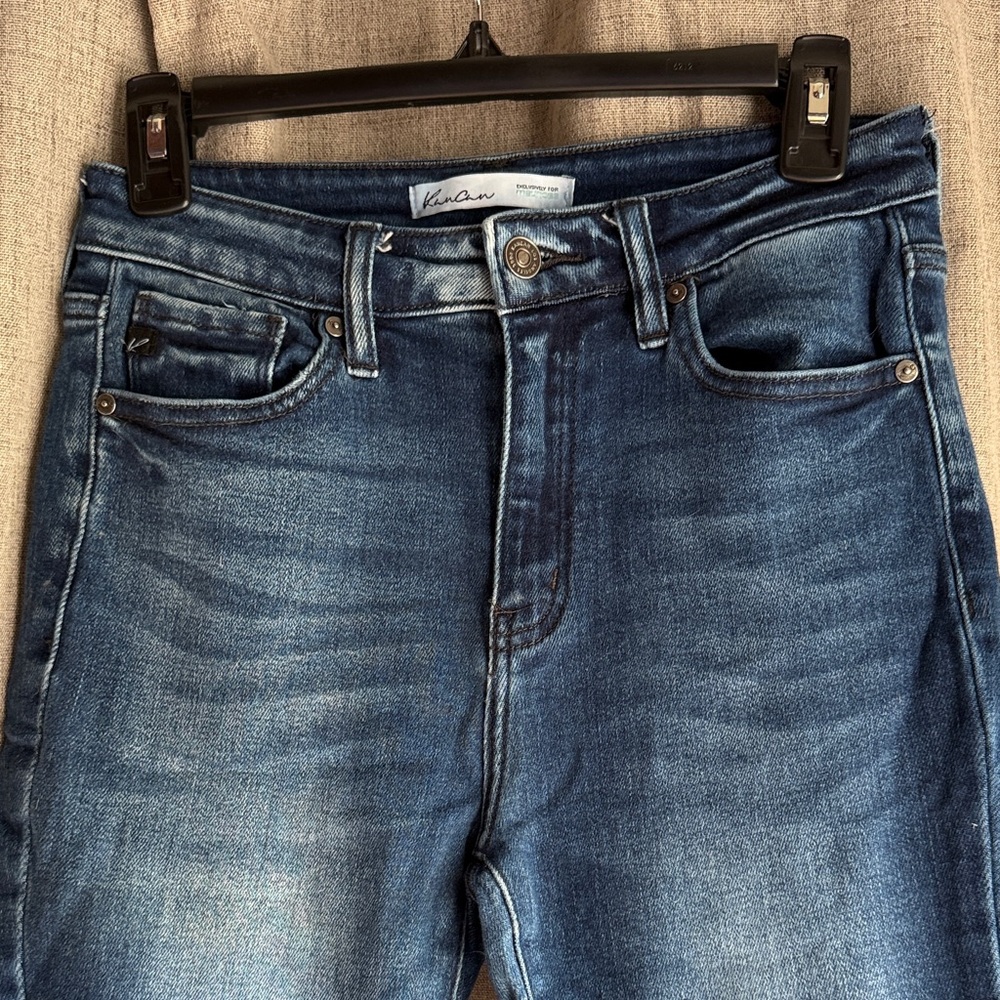Kancan Women's Skinny Blue Denim Jeans